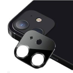 USAMS kamera lencse védő fólia fekete szegéllyel iPhone 12 Mini