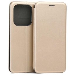 Beline Book Magnetic könyvtok Xiaomi Redmi Note 14 5G - arany színű