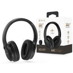 Devia EarBass Pro1 ANC Bluetooth sztereó fejhallgató beépített mikrofonnal - fekete