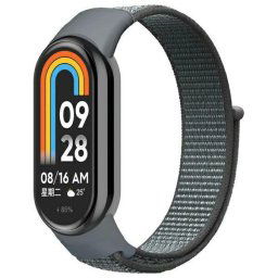 Beline NylonLoop szíj Xiaomi Mi Band 9/8 - szürke