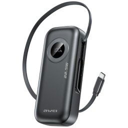 AWEI PA-9 powerbank 10000mAh 22.5W - fekete