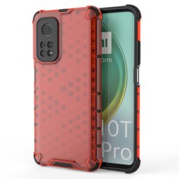 HONEYCOMB Védőburkolat Xiaomi Mi 10T / Mi 10T Pro piros