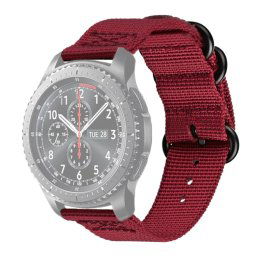 NYLON Univerzális óraszíj - szélessége 20mm piros