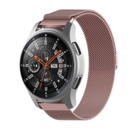 MILANESE Fém univerzális szíj órákhoz 20mm széles rózsaszín