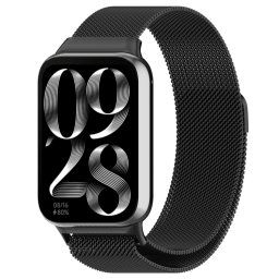 MILANESE fém szíj Xiaomi Smart Band 8 Pro készülékhez fekete