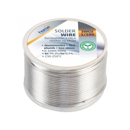 Home SWCU 1/100 forrasztn 1mm, 100g, eurpai gyrttl szrmaz kivl minsg forrasztn, sszettel: SN/PB: 60/40%, gyanta
