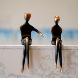 Modern Absztrakt Pr Szobor - Minimalista Gyanta Mvszeti Figurk Otthonra
