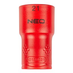 NEO TOOLS Dugkulcs 6-lap 1/2" 21mm 1000V, szigetelt 25 v garancival 01-190