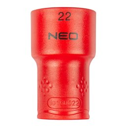 NEO TOOLS Dugkulcs 6-lap 1/2" 22mm 1000V, szigetelt 25 v garancival 01-191