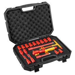 NEO TOOLS Dugkulcskszlet, 1/2", 1000V, szigetelt 19db 01-306