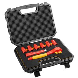 NEO TOOLS Dugkulcskszlet, 1/2", 1000V, szigetelt 8db 01-307
