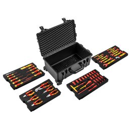 NEO TOOLS Villanyszerel szerszmkszlet kofferben, 52db, 1000V, szigetelt 01-311