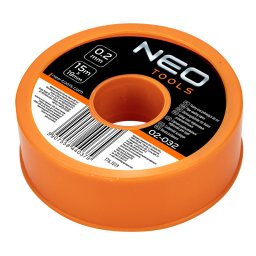 NEO TOOLS Teflon tmtszalag 15M 02-032