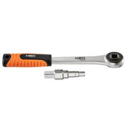 NEO TOOLS Cafni kulcs 1/2" racsnis, RADITORSZELEPHEZ 25 v garancival 02-060