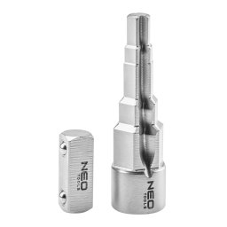 NEO TOOLS Cafni kulcsbett, 2az1-ben, vz-fts csatlakozkhoz 1/2", 3/8", 15/32" 02-443