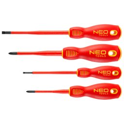 NEO TOOLS Csavarhz kszlet 1000V, szigetelt, 4db, vkonytott szrral 04-144