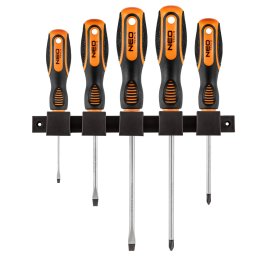 NEO TOOLS Csavarhz kszlet, fali tartval, 5db 25 v garancival 04-192