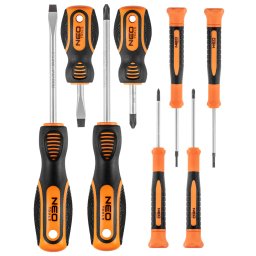 NEO TOOLS Csavarhz kszlet, fali tartval, 8db 25 v garancival 04-194