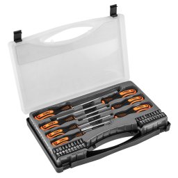 NEO TOOLS Csavarhz kszlet, fali tartval, 27db 25 v garancival 04-197
