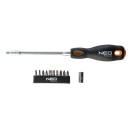 NEO TOOLS Bitfejes Csavarhz kszlet flexibilis szrral, 12db, SvCm 25 v garancival 04-212