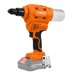 NEO TOOLS Akkus popszegecshz, Energy+, 18V, szegecstmr 2,4-6-4mm, hzer 12000 N 3 v garancival 04-617