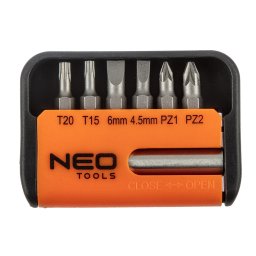 NEO TOOLS Csavarhz bitkszlet 7db 25 v garancival 06-101