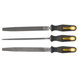 TOPEX Reszel kszlet 3db, (lapos, flkr, kr), 200mm 06A230