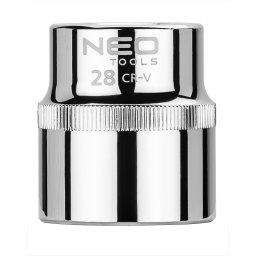 NEO TOOLS Dugkulcs 28mm, 1/2", 6 pontos, SUPERLOCK 25 v garancival 08-028