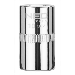 NEO TOOLS Dugkulcs 10mm, 1/4", 6 pontos, SUPERLOCK 25 v garancival 08-228
