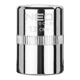 NEO TOOLS Dugkulcs 13mm, 1/4", 6 pontos, SUPERLOCK 25 v garancival 08-231