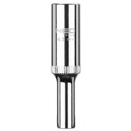 NEO TOOLS Dugkulcs 4.5mm, 1/4", hossz, 6 pontos, SUPERLOCK 25 v garancival 08-236