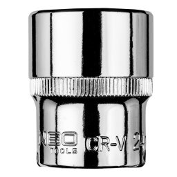 NEO TOOLS Dugkulcs 24mm, 1/2", hatlap 25 v garancival 08-424