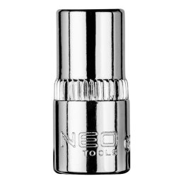 NEO TOOLS Dugkulcs 7mm, 1/4", hatlap, SUPERLOCK+B86:B116 25 v garancival 08-447