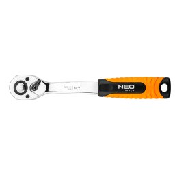 NEO TOOLS Racsnis kulcs 1/4" 145mm 25 v garancival 08-503