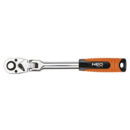 NEO TOOLS Racsnis kulcs 1/2", 285mm, FLEXIBILIS, DIN 3122 25 v garancival 08-519