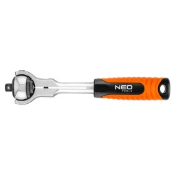 NEO TOOLS Racsnis kulcs 3/8", forgfejes 360, 72 fog 25 v garancival 08-543