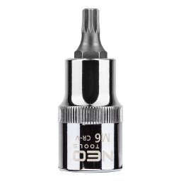 NEO TOOLS Spline dugkulcs 1/2", M6x55mm 25 v garancival 08-731