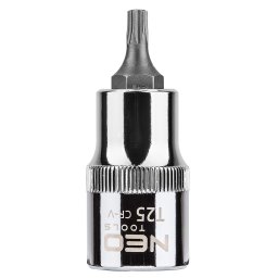 NEO TOOLS Torxdugkulcs 1/2'' T25, 55mm 25 v garancival 08-751