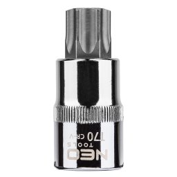 NEO TOOLS Torxdugkulcs 1/2" T70x55mm 25 v garancival 08-759