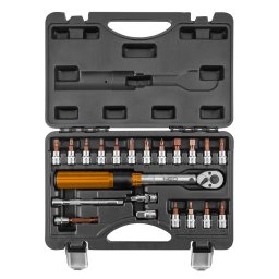 NEO TOOLS Nyomatkkulcs kszlet 1/4", 5-25Nm, 21db 25 v garancival 08-821