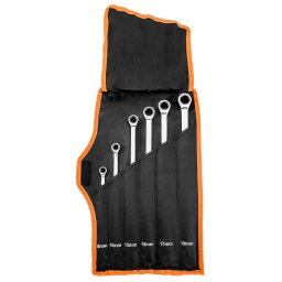 NEO TOOLS Racsnis hossz csillagkulcs kszlet 6db, 8-19mm 09-370