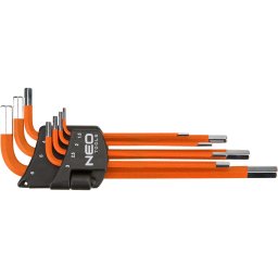 NEO TOOLS Imbuszkulcs kszlet 1.5-6mm, 7db 25 v garancival 09-517