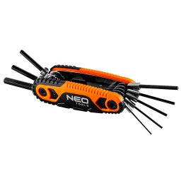 NEO TOOLS IMBUSZKULCS KSZLET, sszecsukhat 1.5, 2, 2.5, 3, 4, 5, 6, 8mm, 8 rszes 25 v garancival 09-571