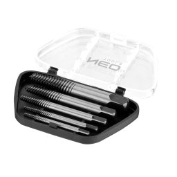 NEO TOOLS Trtcsavar-kihajt kszlet, 5db, ngyszg vg, 2-14mm (M3-M18) 25 v garancival 09-615