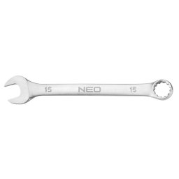 NEO TOOLS Csillag-villskulcs 15 x 190mm, CrV, DIN3113 25 v garancival 09-659