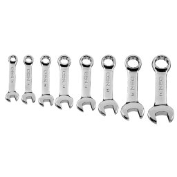 NEO TOOLS Csillag-villskulcs kszlet, rvid, 8-19mm, 8db 25 v garancival 09-791