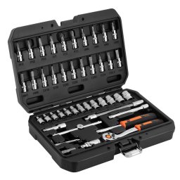 NEO TOOLS Dugkulcskszlet 1/4", 46db 25 v garancival 10-004