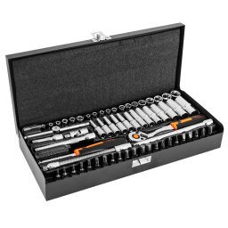 NEO TOOLS Dugkulcskszlet + bitkszlet 1/4" 63db 25 v garancival 10-008