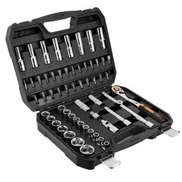 NEO TOOLS Dugkulcskszlet + bitkszlet 1/2", 58db 25 v garancival 10-042