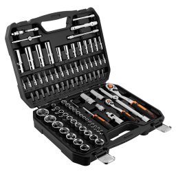 NEO TOOLS Dugkulcskszlet + bitkszlet 1/4", 1/2", 94db 25 v garancival 10-062